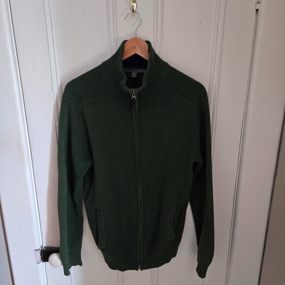 Old Navy Green Full Zip Medium Cardigan (21" ptp) - Picture 1 of 12